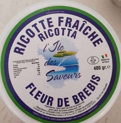 Sucre et nutriments contenus dans L-ile des saveurs