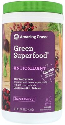 Sucre et nutriments contenus dans Amazing grass