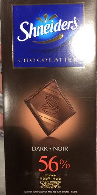 中的糖分和营养成分 Shneider s chocolatier