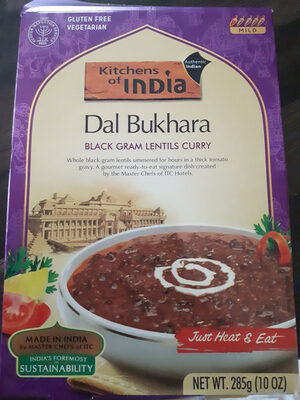 Sucre et nutriments contenus dans Kitchens of india