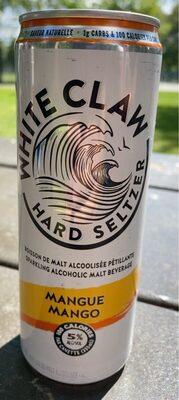 Sucre et nutriments contenus dans White claw mango