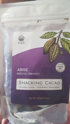 Zucker und Nährstoffe drin Good king snacking cacao