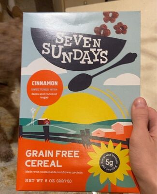 Sucre et nutriments contenus dans Seven sundays