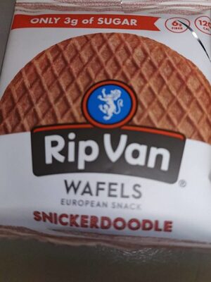 Azúcar y nutrientes en Rip van wafels