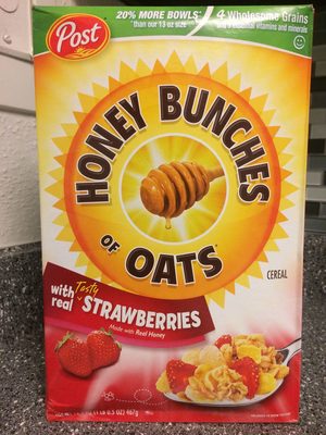 Sucre et nutriments contenus dans Honey bunches of oats