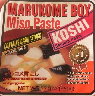 Сахар и питательные вещества в Marukome boy miso paste