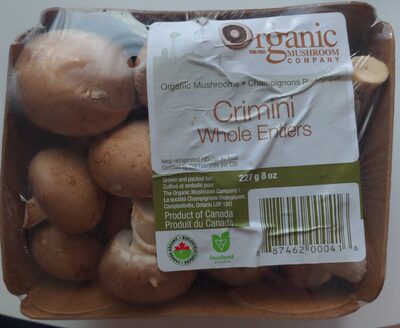 Sucre et nutriments contenus dans Organic mushroom company