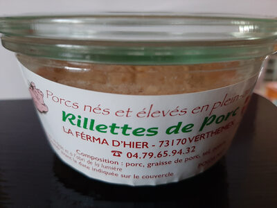 Sucre et nutriments contenus dans La ferma d hier