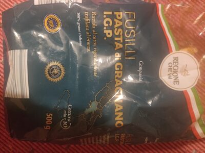 चीनी और पोषक तत्व Pasta di gragnano igp