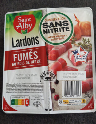 Sucre et nutriments contenus dans Sait alby