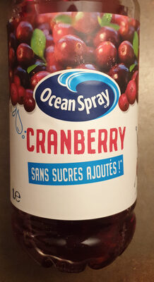 Boisson au jus de cranberry