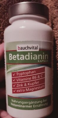 Zucker und Nährstoffe drin Bauchvital