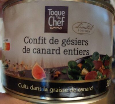 Confit de gesiers de canard entiers