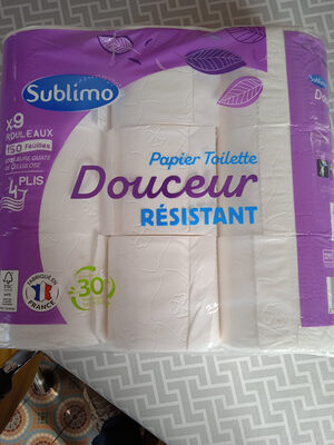 Sucre et nutriments contenus dans Sublimo