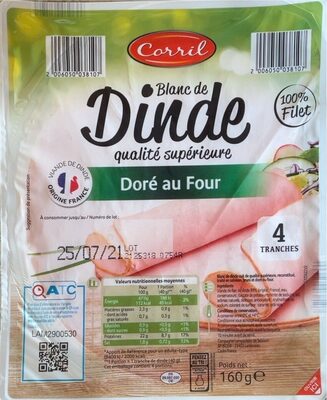 Sucre et nutriments contenus dans Corril