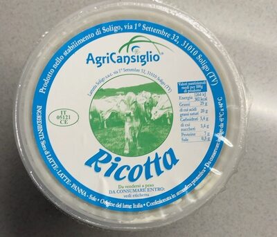 糖質や栄養素が Agricansiglio