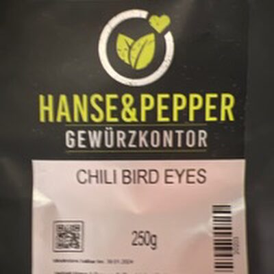 Zucker und Nährstoffe drin Hanse pepper