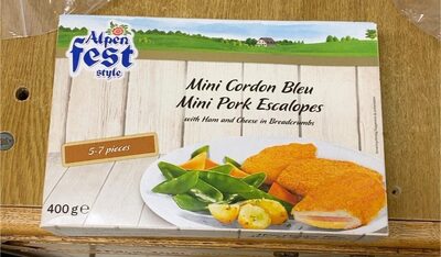 中的糖分和营养成分 Alpen fest lidl