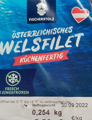 Zucker und Nährstoffe drin Osterreichisches welsfilet