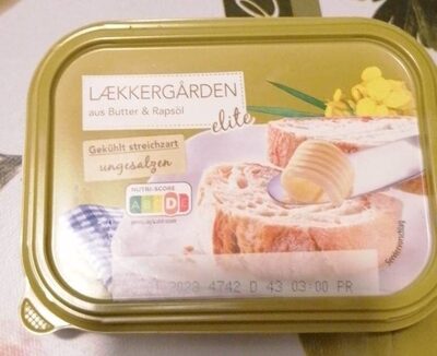 Zucker und Nährstoffe drin Laekkergarden elite