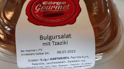 Zucker und Nährstoffe drin Gorge gourmet