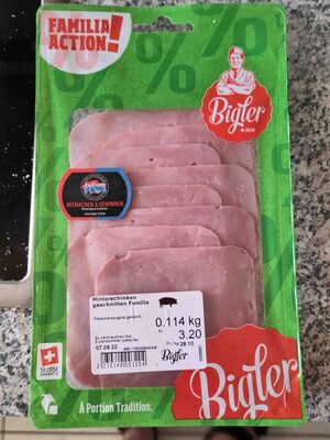 Zucker und Nährstoffe drin Bigler