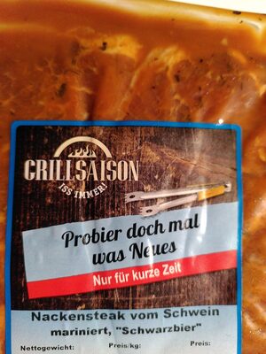 Zucker und Nährstoffe drin Grillsaison iss immer