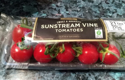 Suhkur ja toitained sees Sunstream tomatoes