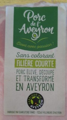 Sucre et nutriments contenus dans Porc de l aveyron