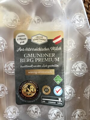 Zucker und Nährstoffe drin Gmundner berg premium