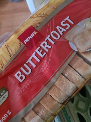 Zucker und Nährstoffe drin Buttertoastbrot