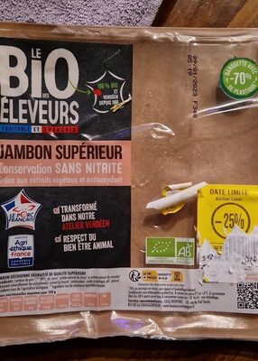 Sucre et nutriments contenus dans Le bio des eleveurs