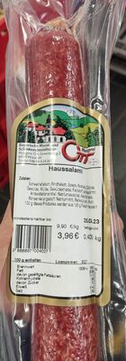 Zucker und Nährstoffe drin Metzgerei ott