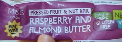 Pressed fruit nut bar