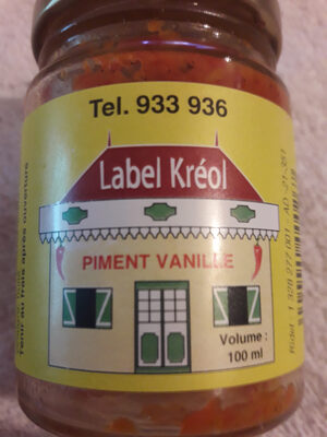 Sucre et nutriments contenus dans Label kreol