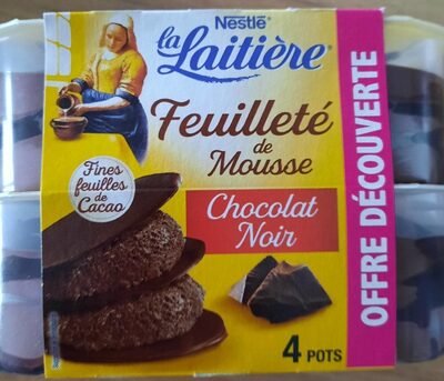 Feuillete de mousse chocolat noir