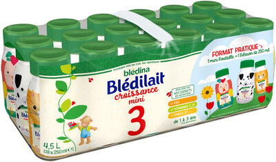 Sucre et nutriments contenus dans Bledilait