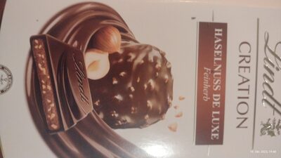 Zucker und Nährstoffe drin Lindt creation haselnuss deluxe feinherb