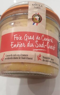 Sucre et nutriments contenus dans Foie gras de canard entier du sud ouest