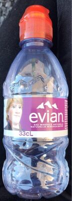 Sucre et nutriments contenus dans Evian