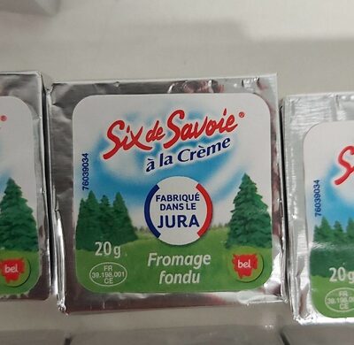 Sucre et nutriments contenus dans Six de savoie