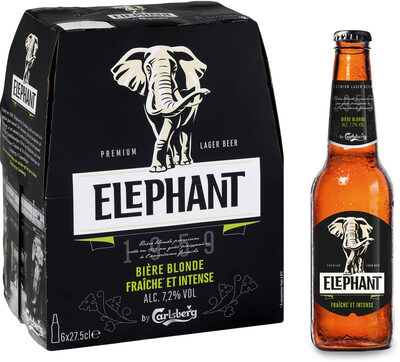 Sucre et nutriments contenus dans Carlsberg elephant