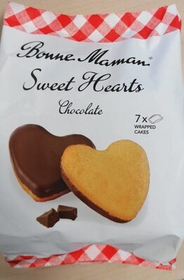 Zucker und Nährstoffe drin Bonne maman sweet hearts chocolate