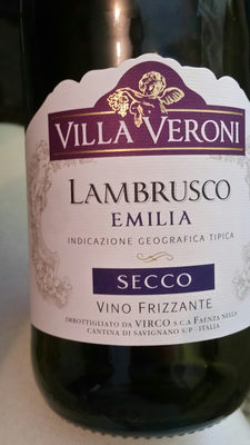 Sucre et nutriments contenus dans Lambrusco