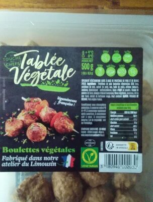 Sucre et nutriments contenus dans Tablee vegetale