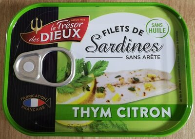 Sardines au thym et au citron