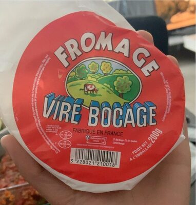 Sucre et nutriments contenus dans Vire bocage