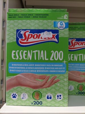 Sucre et nutriments contenus dans Spontex