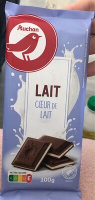 Chocolats au lait fourres