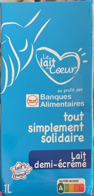 Sucre et nutriments contenus dans Le lait du coeur